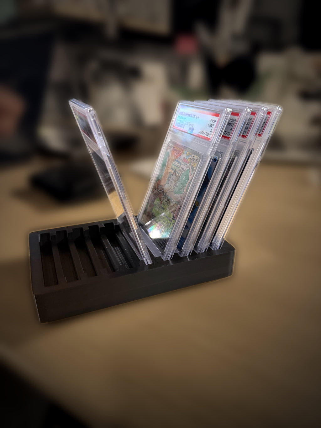 Pop 1 Slab Tray with one graded slab tipped forward
